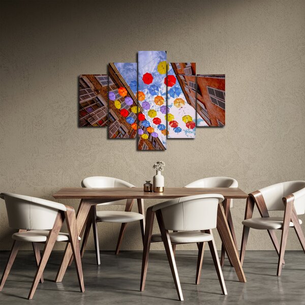 Slika šarenih kišobrana (150x105 cm)