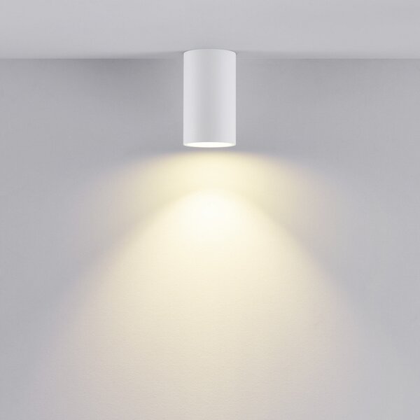 Deko-Light Downlight CAN, bijela, IP44, Ø 6 cm, metal, GU10, prigušiva, Bijela, kupaonica, Aluminij