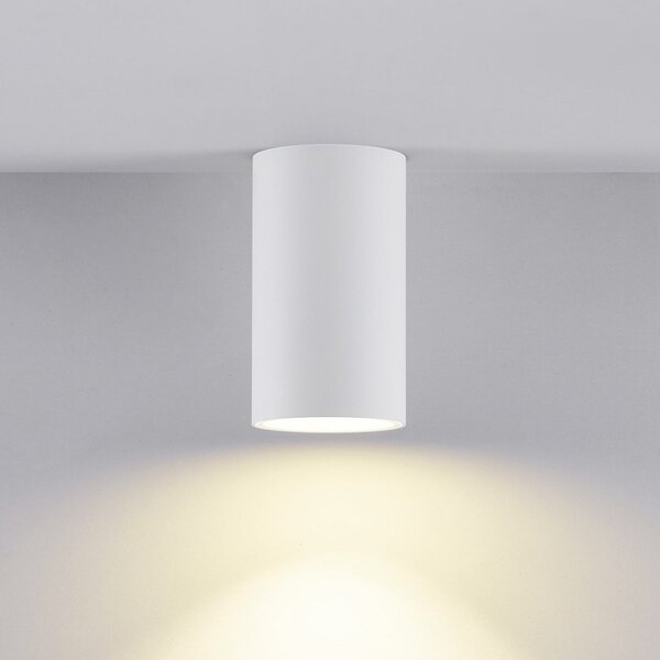 Deko-Light Downlight CAN, bijela, IP44, Ø 6 cm, metal, GU10, prigušiva, Bijela, kupaonica, Aluminij