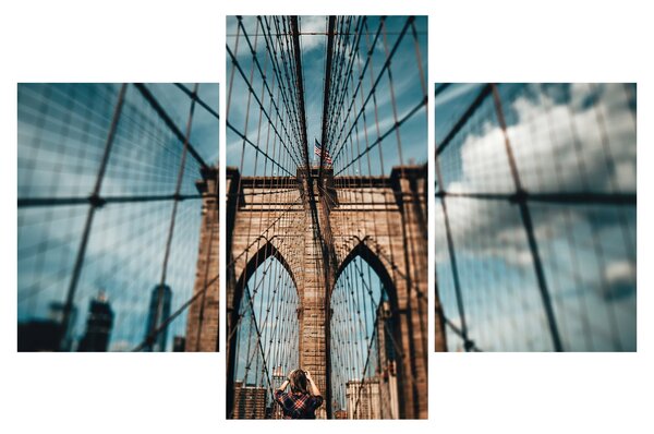 Slika - Brooklyn Bridge (90x60 cm)