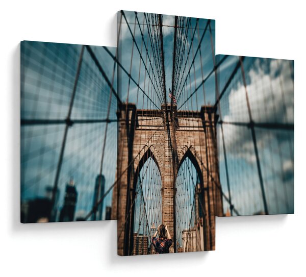 Slika - Brooklyn Bridge (90x60 cm)