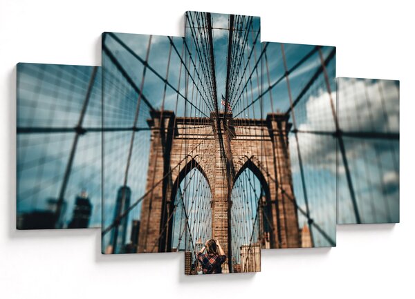 Slika - Brooklyn Bridge (150x105 cm)