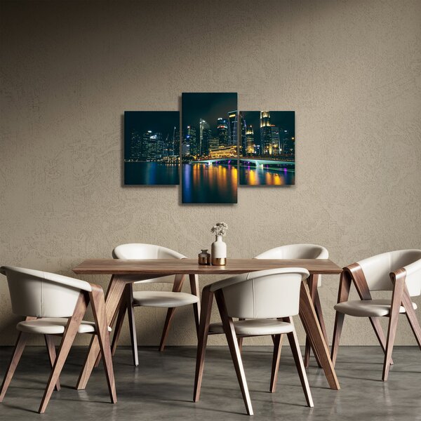 Slika noćnog Singapura (90x60 cm)