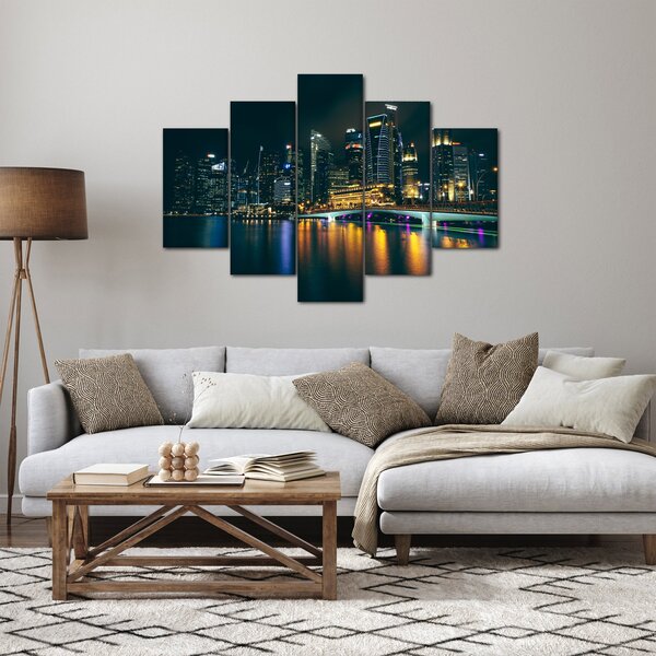 Slika noćnog Singapura (150x105 cm)