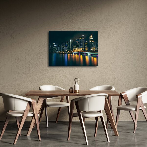 Slika noćnog Singapura (70x50 cm)