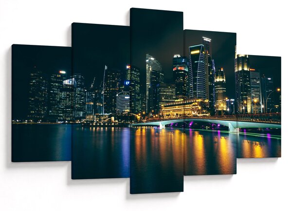 Slika noćnog Singapura (150x105 cm)