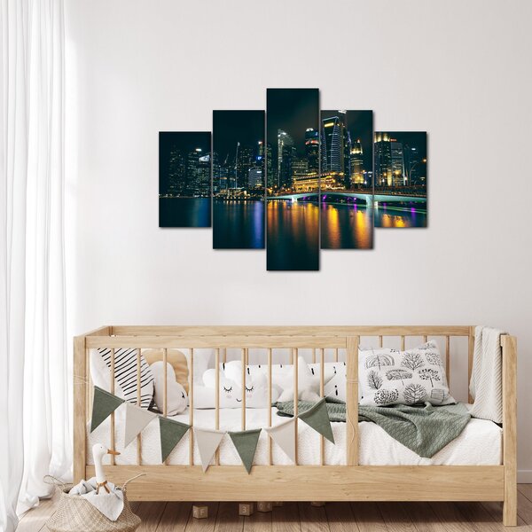 Slika noćnog Singapura (150x105 cm)