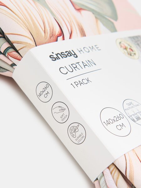 Sinsay - Zavjesa na traci s uzorkom u havajskom stilu