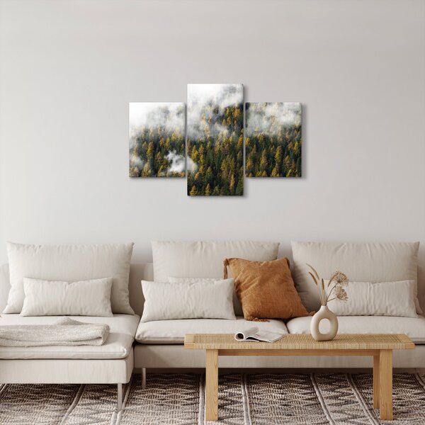 Slika šume u oblacima (90x60 cm)