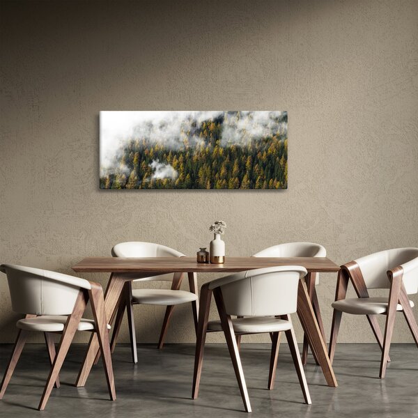 Slika šume u oblacima (120x50 cm)
