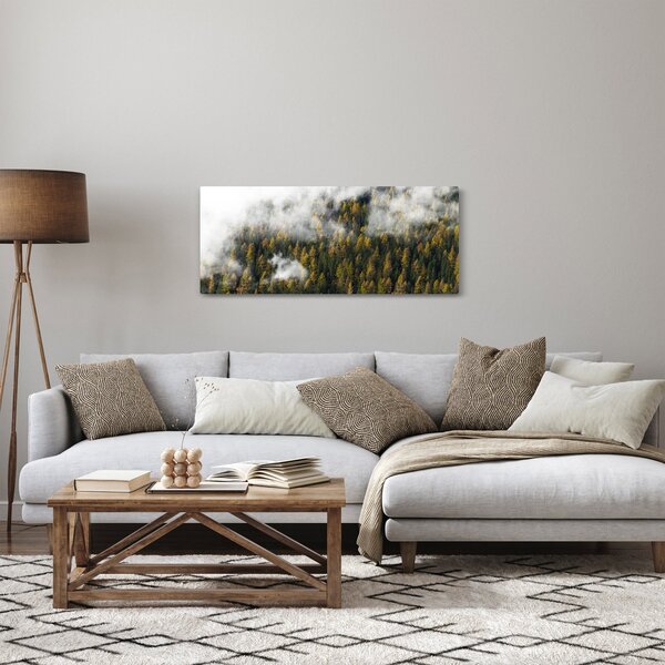 Slika šume u oblacima (120x50 cm)