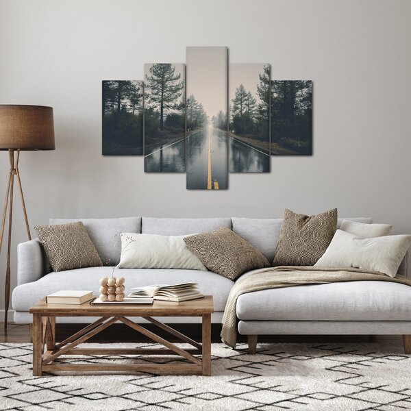 Slika ceste na kiši (150x105 cm)