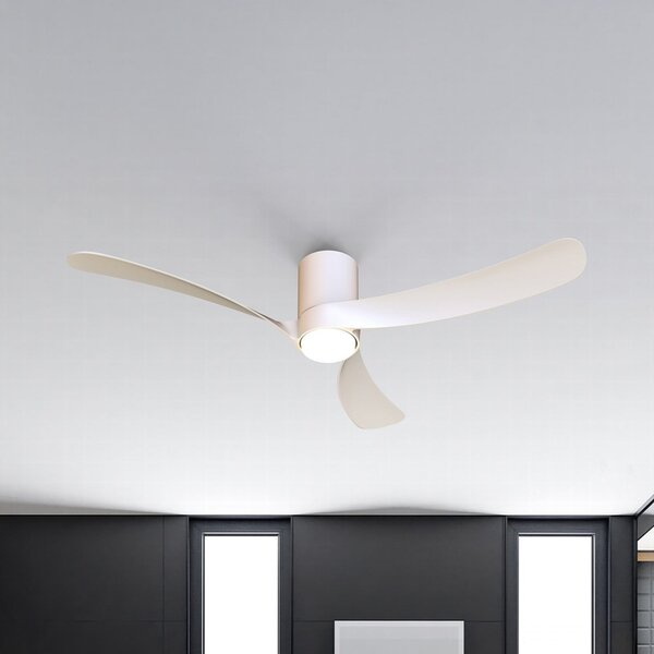 Mantra Iluminación Stropni ventilator Nemo II L LED, bijeli, DC, tih, CCT, 132 cm, prigušiva, Bijela, Dnevni boravak/blagovaonica, Metal