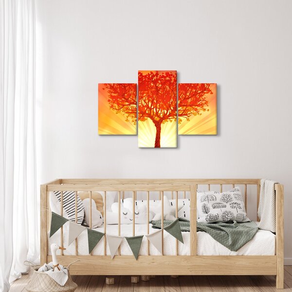 Slika - Drvo obasjano suncem (90x60 cm)