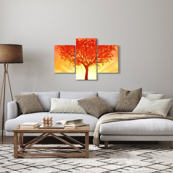 Slika - Drvo obasjano suncem (90x60 cm)