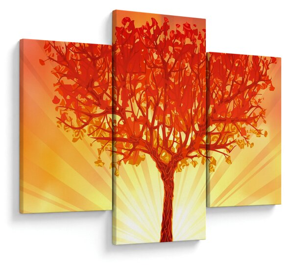 Slika - Drvo obasjano suncem (90x60 cm)