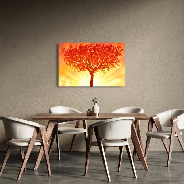 Slika - Drvo obasjano suncem (90x60 cm)