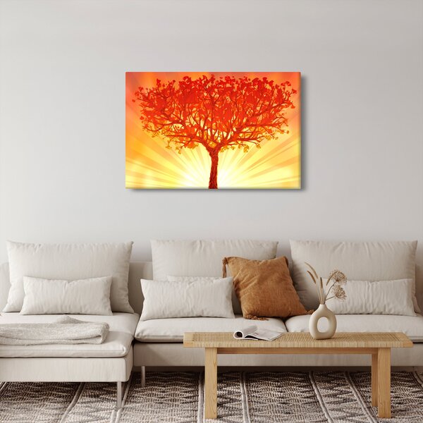 Slika - Drvo obasjano suncem (90x60 cm)
