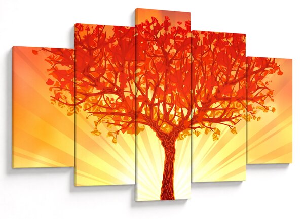 Slika - Drvo obasjano suncem (150x105 cm)