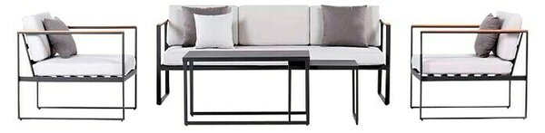 SENSUM Set lounge namještaja Hasseludden (5 -dij., Aluminij, Crne boje)