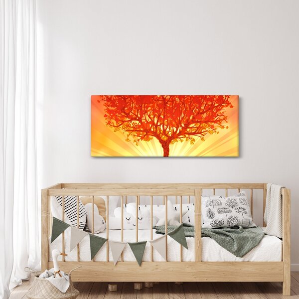 Slika - Drvo obasjano suncem (120x50 cm)