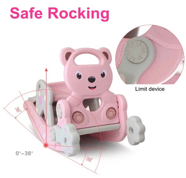 Rockyslide™ 5-u-1 Tobogan Za Malu Djecu Koji Se Ljulja, Zelena