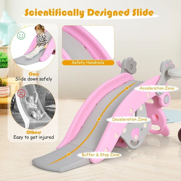 Rockyslide™ 5-u-1 Tobogan Za Malu Djecu Koji Se Ljulja, Zelena