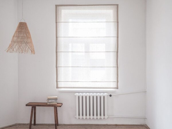 Rimska zavjesa šir. 100 cm Linen Muslin 2 boje