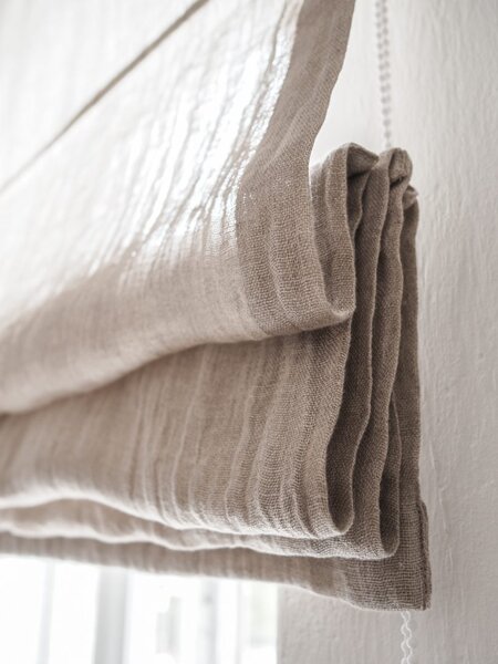 Rimska zavjesa šir. 100 cm Linen Muslin 2 boje