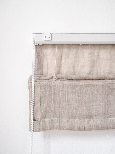 Rimska zavjesa šir. 100 cm Linen Muslin 2 boje