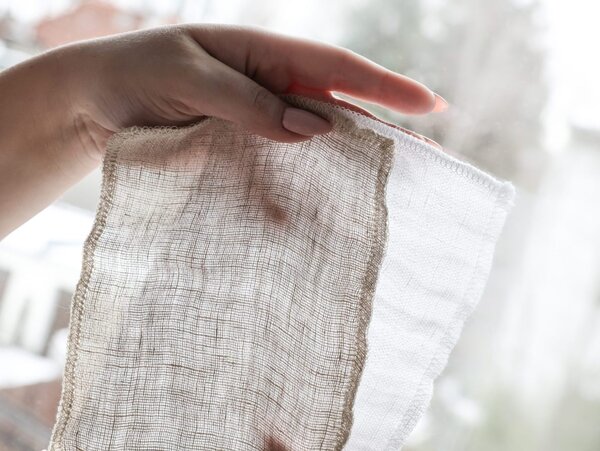 Rimska zavjesa šir. 100 cm Linen Muslin 2 boje