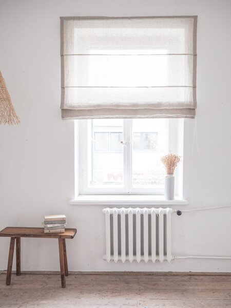 Rimska zavjesa šir. 100 cm Linen Muslin 2 boje