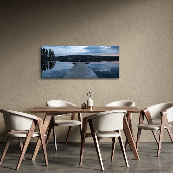 Slika - Molo na jezeru (120x50 cm)