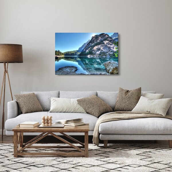 Slika planinskog jezera (90x60 cm)
