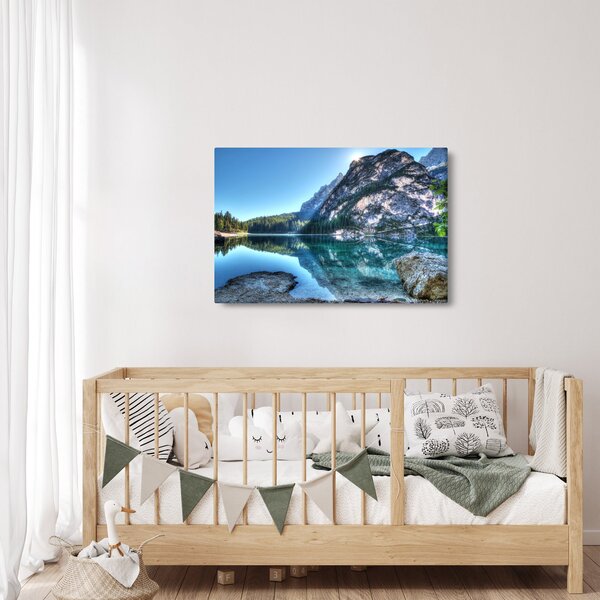 Slika planinskog jezera (90x60 cm)