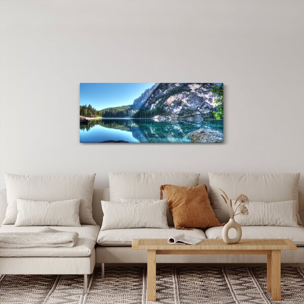 Slika planinskog jezera (120x50 cm)