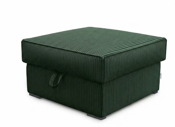 Tabure SMART COSARO XL s prostorom za pohranu 71x71 cm, tamno zelena