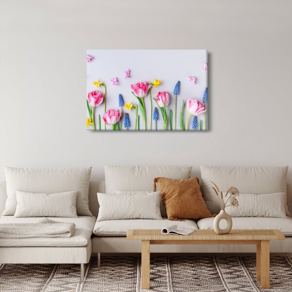 Slika proljetnog cvijeća (90x60 cm)
