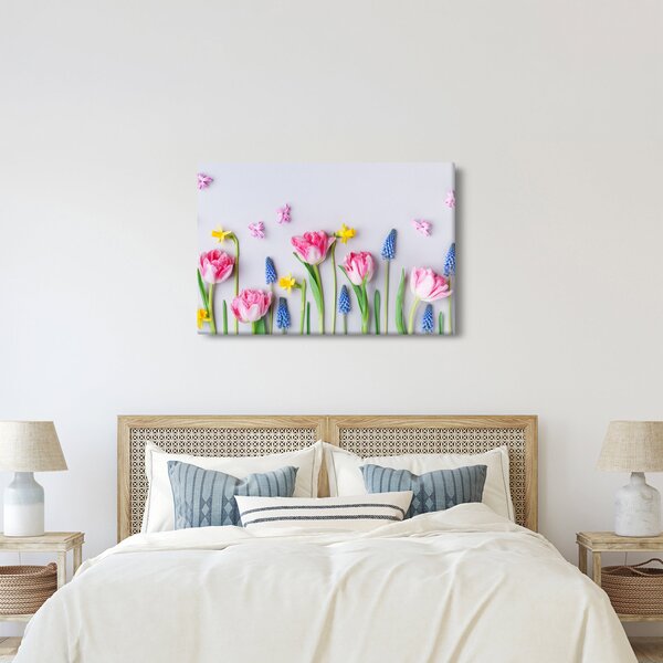 Slika proljetnog cvijeća (90x60 cm)