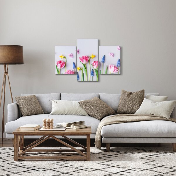 Slika proljetnog cvijeća (90x60 cm)