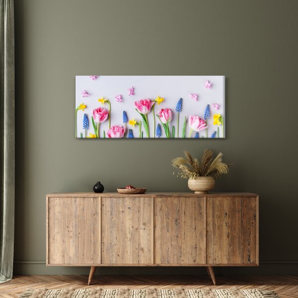 Slika proljetnog cvijeća (120x50 cm)