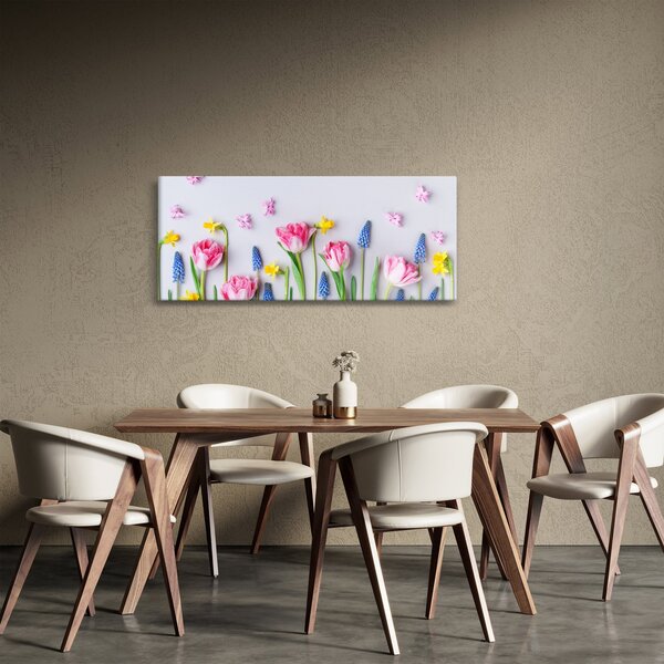 Slika proljetnog cvijeća (120x50 cm)