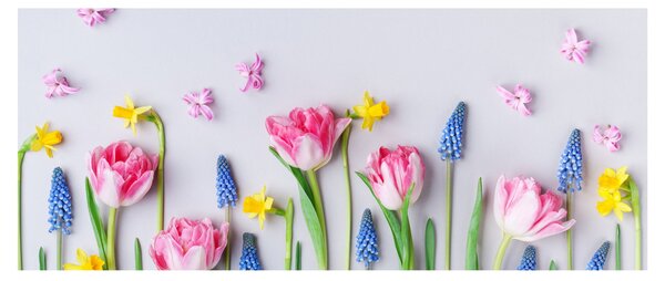 Slika proljetnog cvijeća (120x50 cm)