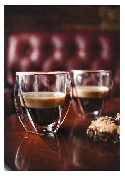 Šalice u setu 2 kom za cappuccino/s dvostrukom stijenkom 250 ml Cristallo – Vialli Design