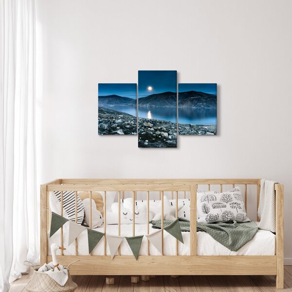 Slika noćnog krajolika, Island (90x60 cm)
