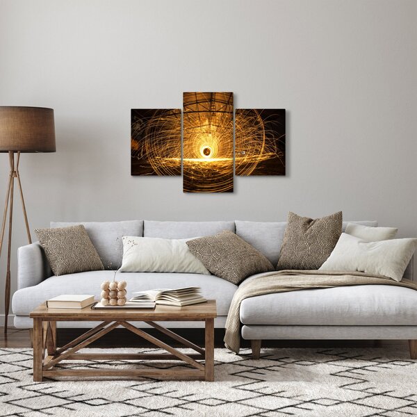 Slika svijetlećeg diska (90x60 cm)