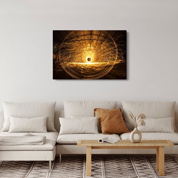 Slika svijetlećeg diska (90x60 cm)