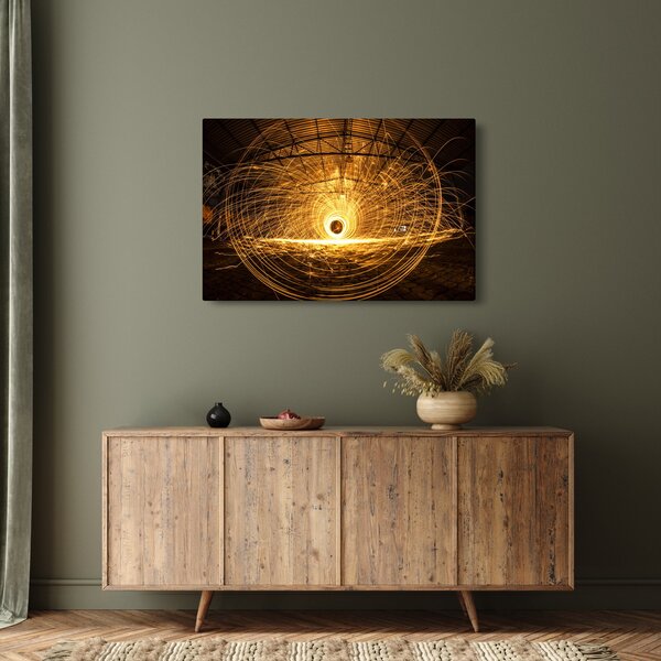 Slika svijetlećeg diska (90x60 cm)