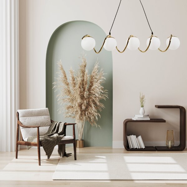 Lampa Viseća APP1780-5CP Gold