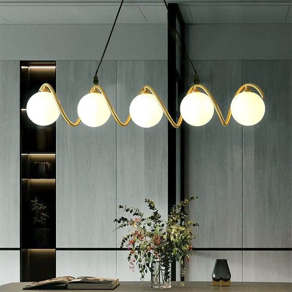 Lampa Viseća APP1780-5CP Gold